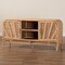 Bali & Pari Carabella Bohemian Natural Rattan 2-Door Storage Cabinet 244-13707-ZORO - alternate 9